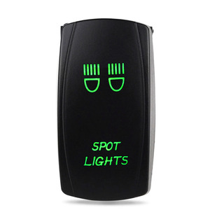 Không thấm nước 12V/24V Laser khắc đèn tại chỗ Rocker chuyển đổi SPST 5pin phổ phù hợp với xe xe tải thuyền ATV RV - Product Image 1