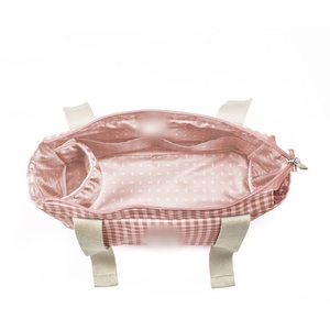 <span class=keywords><strong>Sac</strong></span> à <span class=keywords><strong>langer</strong></span> coréen tendance, en coton durable, grande capacité, rose, organisateur de jouets, poupée, 3 en 1, <span class=keywords><strong>sac</strong></span> pour poussette double avec siège auto - Product Image 4