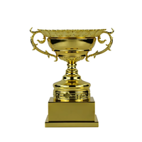 Haute Qualité Classique Golf Métal Trophée Coupe Premium Trophées Médailles Plaques Souvenirs Trophée De Football Personnalisé