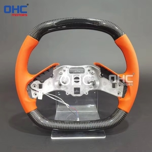 Volant LED en fibre de carbone pour Chevrolet <span class=keywords><strong>Corvette</strong></span> C8 Echappement 2019 2021 <span class=keywords><strong>2022</strong></span> Volants avec poignées rouges Moteurs Ohc - Product Image 6