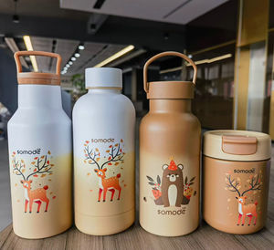 Botella de Agua Térmica Deportiva de Acero Inoxidable con Aislamiento al Vacío, Personalizada con Logotipo Vintage, Recubierta con Pintura en Polvo - Product Image 2