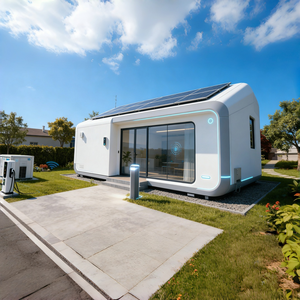 Casa Cápsula Inteligente: Mini Casa Prefabricada con Paneles Solares y Cargador <span class=keywords><strong>para</strong></span> Vehículos Eléctricos - Product Image 2