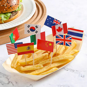 JBCD Соединенное Королевство Великобритания зубочистка Флаг Британский маленький Юнион Джек кекс Топпер флаги (100 шт.) - Product Image 2