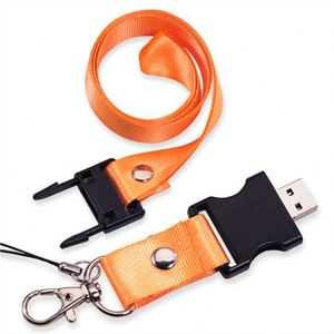 Clé USB personnalisable avec cordon, 2.0 3.0, 1 Go-64 Go, pour cadeaux promotionnels - Product Image 1