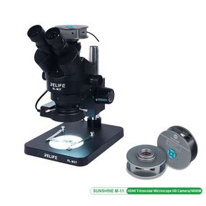 RELIFE ثلاثي العينيات مجهر ستيريو 0.7-4.5X المستمر مجهر تكبير مع كاميرا - Product Image 4