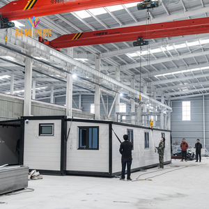Casa <span class=keywords><strong>Container</strong></span> di Lusso a Due Piani Completamente Arredata, Villa Capsula Pieghevole da 40 Piedi per Esterni - Product Image 5