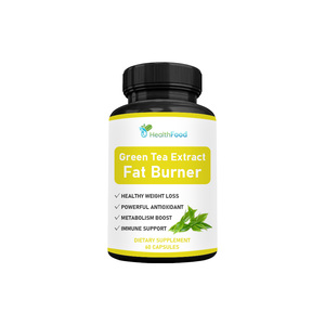 Private Label Green Tea Extract Fat Burner Capsules with Green Tea Boosts energy and Metabolism Increases Vitality Capsules - Product Image 1