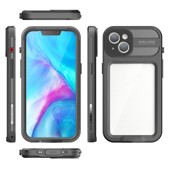 Diving Water Proof Full Body Protective IP68 Cell Waterproof Phone Case for Iphone 13 Mobile Phone Case