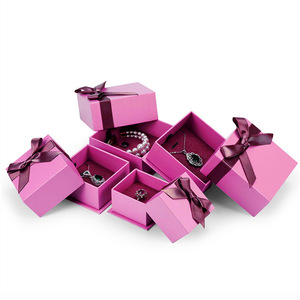 Empaque de Joyería de Alta Gama con Tapa, Caja de Papel Corrugado Colorida, Universal, Exquisita, para Regalos Cosméticos, con Diseño de Avión Extraíble - Product Image 1