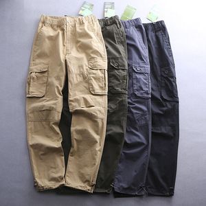 <span class=keywords><strong>Pantaloni</strong></span> Cargo Mimetici alla Moda per Uomo <span class=keywords><strong>con</strong></span> <span class=keywords><strong>Tasche</strong></span> <span class=keywords><strong>Laterali</strong></span>, Vestibilità Regolare per Attività all'Aperto - Product Image 1