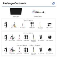 Écran Android Auto sans fil MEKEDE X10 X20 X30 X40 UIS7865 8+128G QLED AKM DSP pour Geely EC7 2004-2011