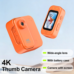 Action <span class=keywords><strong>Cam</strong></span> Portatile Senza Mani HD 4K Video 143° °   Obiettivo Grandangolare per Fotocamera Sportiva con Funzione Flip - Product Image 1