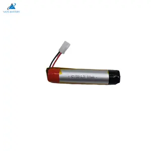 Factory cylindrical 11500 3.7v 500mah 1.85wh rechargeable lipo battery