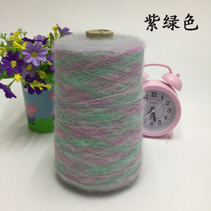 ไหมพรมโมแฮร์ย้อมสีรุ้งยาว สำหรับถักโครเชต์เสื้อสเวตเตอร์ ผ้าคลุมไหล่ 500 กรัม/ม้วน - Product Image 4