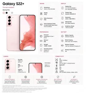 <span class=keywords><strong>S22</strong></span>+ (S906U) Octa Core 5G Sbloccato Globalmente, Qualità Originale, <span class=keywords><strong>Rosa</strong></span> Phantom, Vendita all'Ingrosso - Product Image 6