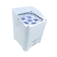 Projecteurs LED sans fil DMX étanches IP65, 6 pièces RGBWA+UV 6-en-1, alimentés par batterie et sans fil, pour DJ
