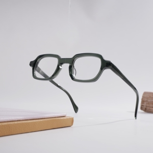 Monturas de Gafas Cuadradas de Acetato Italiano Premium Personalizables de Alta Gama Listas para Enviar - Product Image 5