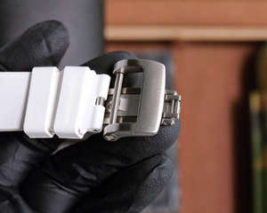 2025 New White Tonneau-Shaped <b>Men's</b> Mechanical <b>Watch</b> with Complex Mechanical Design and <b>Skeletonized</b> Dial - Product Image 5