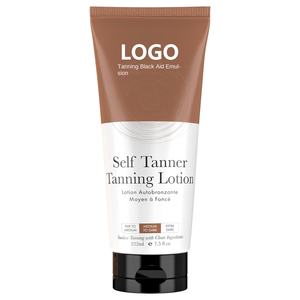 Usine OEM Lotion de bronzage sans soleil végétalienne Soin de la peau hydratant teint bronze de blé Crème de bronzage raffermissante légère pour le corps - Product Image 5