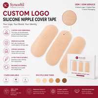 Accessoire de mode féminin réutilisable et lavable, bande adhésive push-up en silicone solide pour poitrine, disponible en 3 longueurs