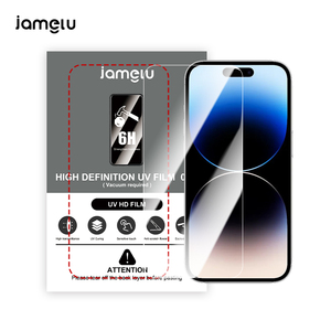 Custom <span class=keywords><strong>dimensioni</strong></span> alta trasparente UV ad alta definizione 0.18mm proteggi schermo con Kit di pulizia dello schermo - Product Image 2