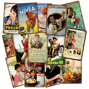 Publicité AD rétro métal signe décoration murale Bar Pub <span class=keywords><strong>Club</strong></span> Man <span class=keywords><strong>Cave</strong></span> Cafe vintage métal mur art affiche personnalisé étain signe - Product Image 1