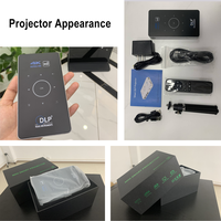 Mini projecteur DLP portable C6 4K, meilleur prix bas, UHD, projecteur LED, cinéma maison, 480P, 1080P, projecteur 4k