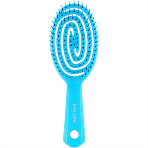 Customizable Salon-Level Multifunctional <b>Hairbrush</b> with Oval Detangling Design Vented Bristles Made Wood Nylon Plastic Materials - Product Image 1