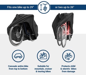 Housse de vélo robuste pour l'extérieur, coupe-vent, housse de vélo de montagne résistante aux intempéries, housse de vélo imperméable - Product Image 2