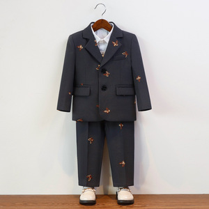 Ensemble de costume décontracté et habillé en coton pour jeunes garçons et jeunes filles, idéal pour les activités de piano et les spectacles, collection automne-<span class=keywords><strong>hiver</strong></span> - Product Image 5