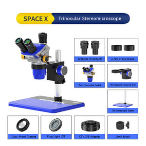 <span class=keywords><strong>Microscopio</strong></span> Estéreo Trinocular SUPER X PRO-B11 con Función <span class=keywords><strong>de</strong></span> Zoom Continuo <span class=keywords><strong>de</strong></span> 0.65X-5.2X, Equipado con Campo <span class=keywords><strong>de</strong></span> Visión Ultra Amplio - Product Image 3