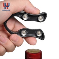 Ensemble d'accessoires pour outils de vin 4 pièces en gros Kit d'ouvre-bouteille en acier inoxydable avec anneau de collier de bouteille verseur Tire-bouchon et coupe-feuille