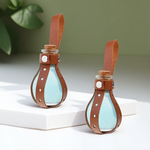 Lederen Tovenaar Donkere Magic Kurk Toverdrankfles Houder Cospaly Halloween Kurk Toverdrankfles Holster - Product Image 1