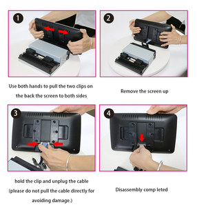 Schermo IPS Universale da 9/10 Pollici Android 15 2 Din 1 Din Autoradio con Lettore DVD Stereo Multimediale per Auto con Rotazione a 360 Gradi - Product Image 6