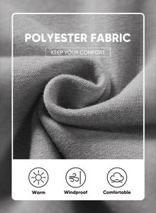 100% algodón poliéster mezcla sólido cuello con capucha pulóver <span class=keywords><strong>sudaderas</strong></span> de gran tamaño para hombres largo cordón Sudadera con capucha tallas grandes de punto - Product Image 3