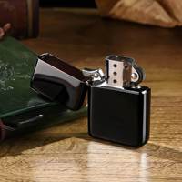 Briquet à kérosène vintage personnalisé avec logo, briquet à huile métallique de luxe, vente en gros, briquet à fumer fantaisie unique, cool et coupe-vent