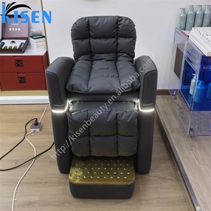 Sillón de Lavado de Cabello Eléctrico KISEN en Oferta, Silla Reclinable para Salón de Belleza con Lavabo Oculto Ajustable, Cama de Lavado de Cabello - Product Image 3
