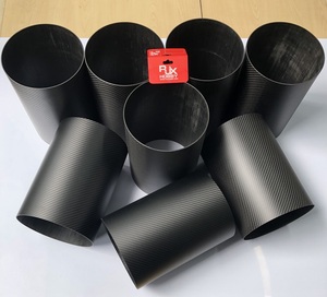 Fabricación de fábrica RJX Tubo grande 50mm 80mm 100mm 200mm 230mm 300mm 400mm Tubo redondo de fibra de carbono de gran diámetro - Product Image 3