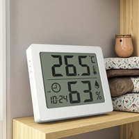 WINYS KD51 Grand écran LCD Thermo-hygromètre Contrôleur de température pour chambre de bébé en plastique ABS avec support de bureau ON/OFF C/F OEM 1 an