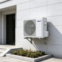 AC Hybrid Tenaga Surya Multi Split Deye Sistem Multizone 1 Unit Luar Ruangan Menghubungkan 4 Unit AC Dalam Ruangan Inverter DC Tenaga Surya