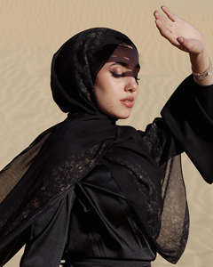 Offre Spéciale solide Modal arabe Polyester imprimé fleurs d'hiver foulard turc Hijabs pour les musulmans moyen-orient châle - Product Image 2