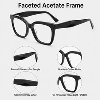 Lunettes anti-lumière bleue BEM style œil de chat, monture intégrale TR90 écologique, unisexe, pour adultes