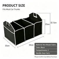 Organisateur de coffre de voiture pliable, écologique et durable, boîte de rangement pliable pour coffre de voiture, camion, SUV