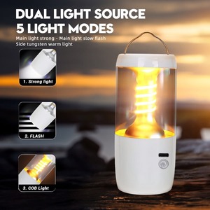 ไฟแคมป์ปิ้งอเนกประสงค์ ไฟฉายพกพาสำหรับกิจกรรมกลางแจ้ง ไฟสร้างบรรยากาศในเต็นท์ ไฟสำหรับซ่อมแซม ไฟฉุกเฉินสำหรับตลาดกลางคืน ไฟแขวน - Product Image 2