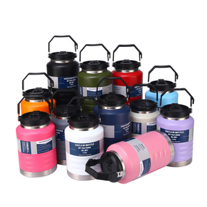 <span class=keywords><strong>Bouteille</strong></span> d'eau <span class=keywords><strong>isotherme</strong></span> sport en acier inoxydable 304 de 1,5 litre, thermos à double paroi, pot alimentaire avec couvercle à paille et poignée - Product Image 4