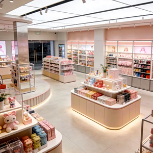 Vitrine LED moderne, écologique et recyclable pour magasin de jouets |   Conception d'intérieur sur mesure de style Pop Mart tout-en-un - Product Image 4
