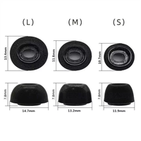 Embouts et gels d'oreille antidérapants en mousse pour écouteurs sans fil, compatibles AirPods Pro/2, 10 couleurs avec option