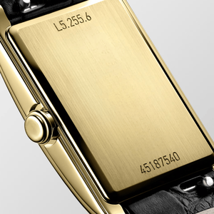 Montre à quartz pour femme, rectangulaire, chiffres romains, petit cadran secondaire, bracelet en cuir, montre-bracelet habillée Longinesing - Product Image 4