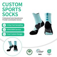 Chaussettes de basketball pour adultes, mi-mollet, respirantes, antibactériennes, séchage rapide, antidérapantes, tricotées, Calcetines Por Mayor