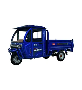 Tự xếp dỡ Mini Dumper xe tải chở hàng ba bánh điện hàng hóa xe đạp Trike dành cho người lớn Điện Trike với động cơ điện